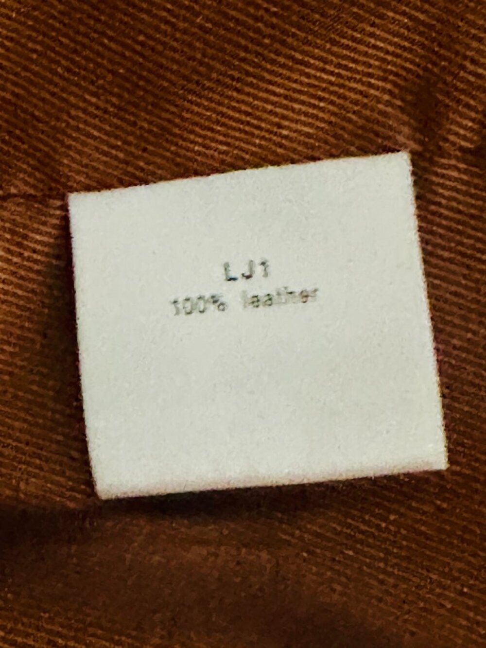 Lafayette 148 Drawstring Leather Jacket Tobacco Long 3/4 Sleeve Size 8 - Picture 8 of 8